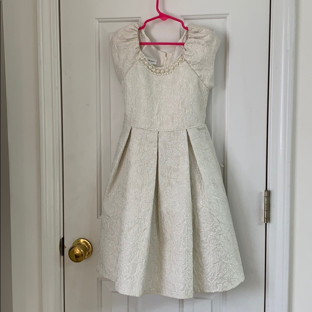 White formal dress -Worn once-